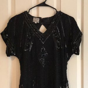 Beaded Sténay Dress